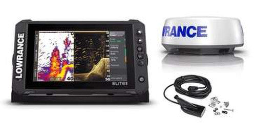 Lowrance Elite FS 9 Fishfinder/Chartplotter with HDI Transducer & HALO20 Radar