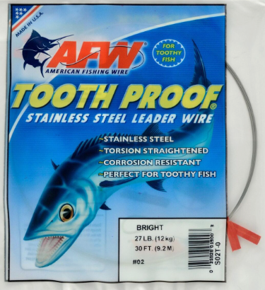 AFW Tooth Proof stainless steel Leader Wire -0
