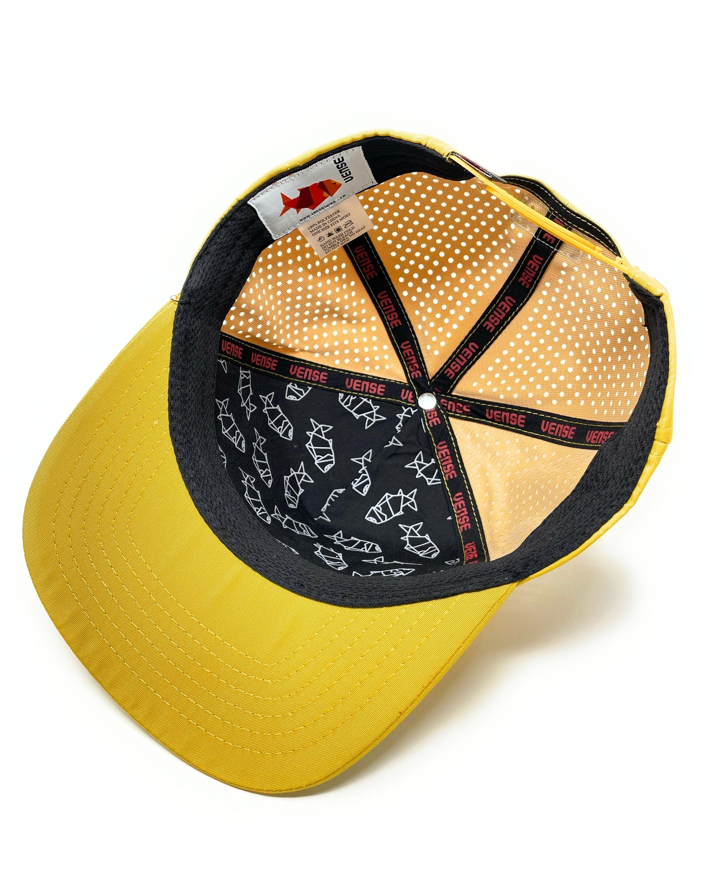 VENSE Flat Rubber Patch Snapback Cap