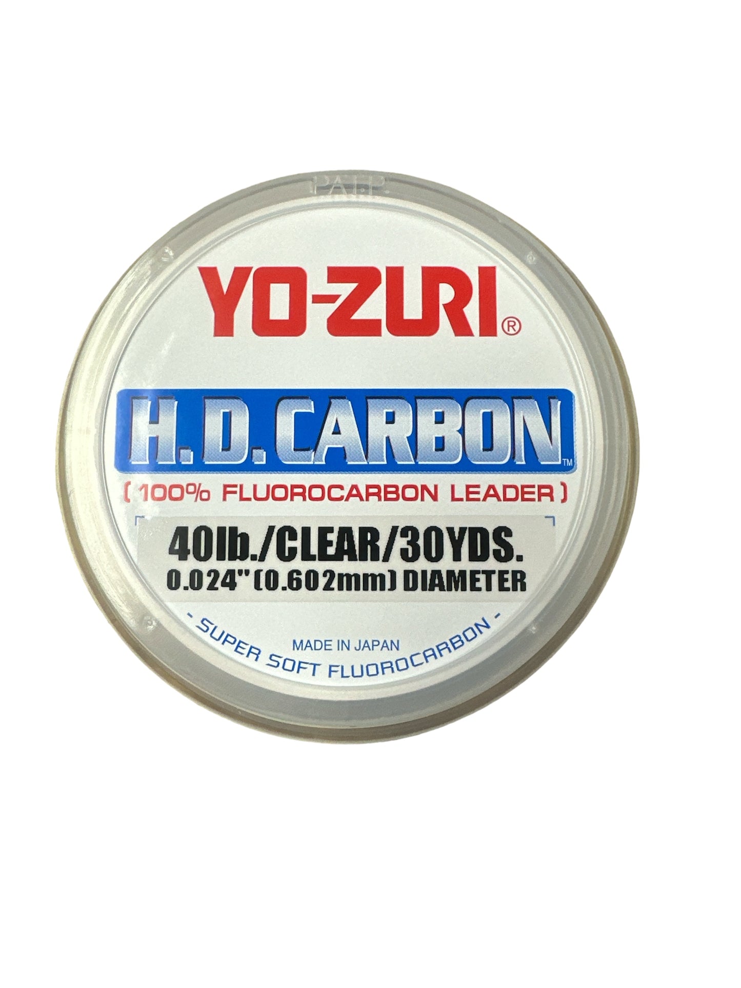 Yo-Zuri H.D. Carbo 100% Fluorocarbon Leader - Clear 30Yds.