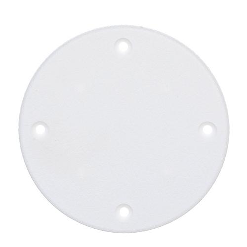 Seachoice Polypropylene Cover Plate Arctic White OD: 4-1/8"