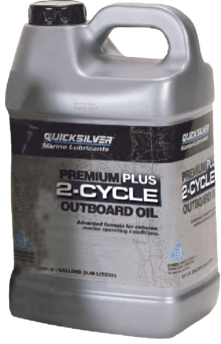 Quicksilver/Mercury Premium Plus 2-Stroke TC-W3 Outboard Motor Oil. 1U.S. GALLON