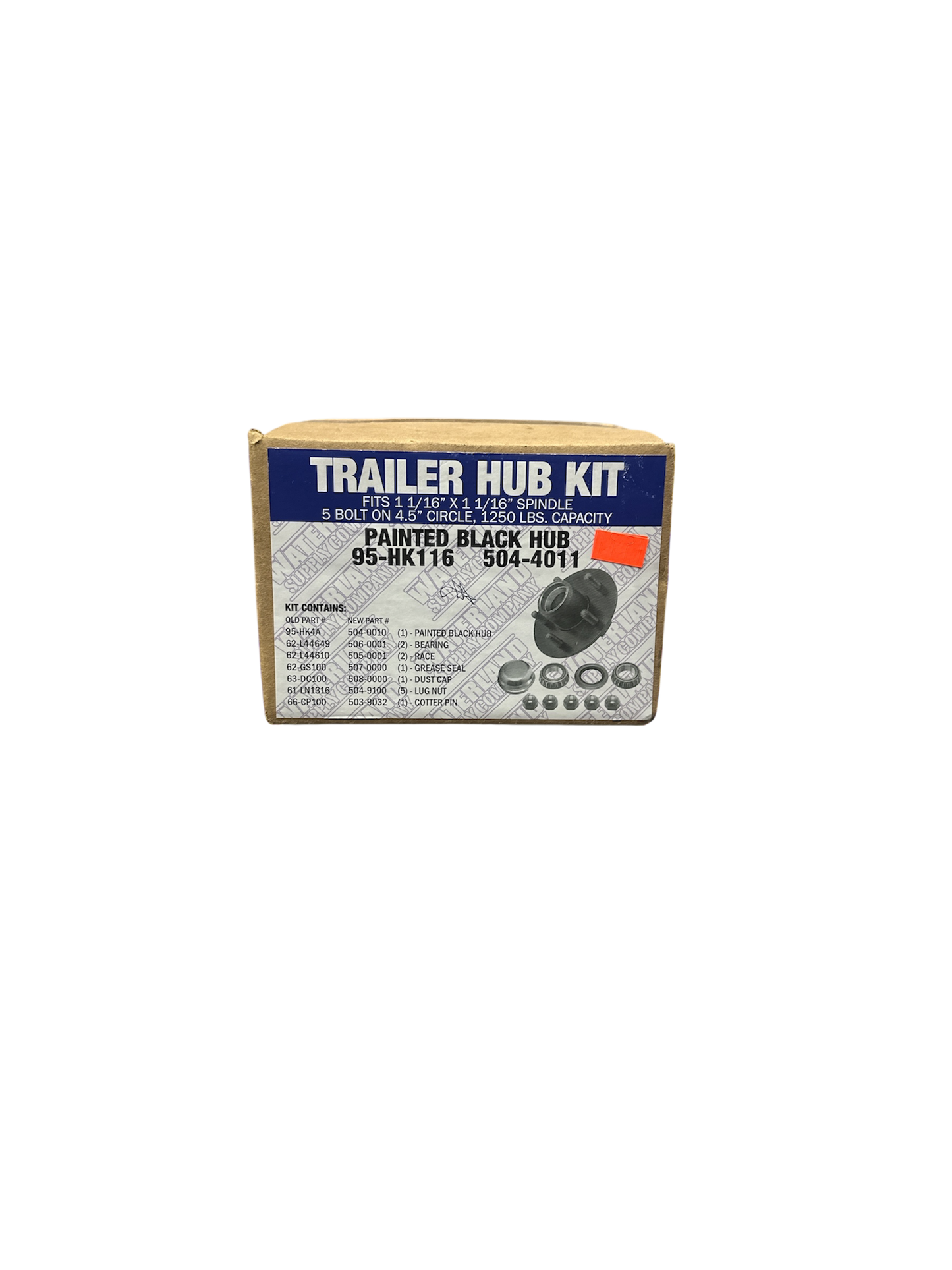 Trailer Hub Kit 5 Bolts
