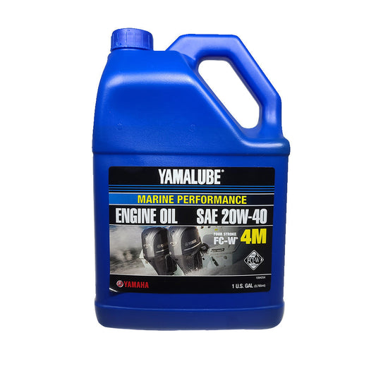Yamaha OEM Yamalube Engine Oil 20W40 Gallon | LUB-20W40-FC-04