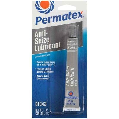 Anti-Seize Lubricant, 1 oz. Tube , White. Permatex 81343