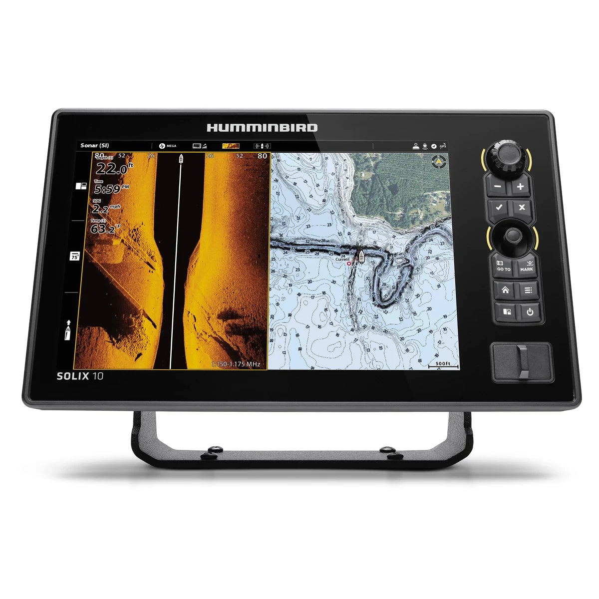 SOLIX 10 MEGA SI+ GPS G3 (10.1” DIAGONAL) Includes: Transducer (XM 14 HW MSI T)