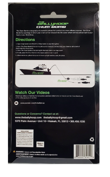 THE BALLYHOO Chum Bomb