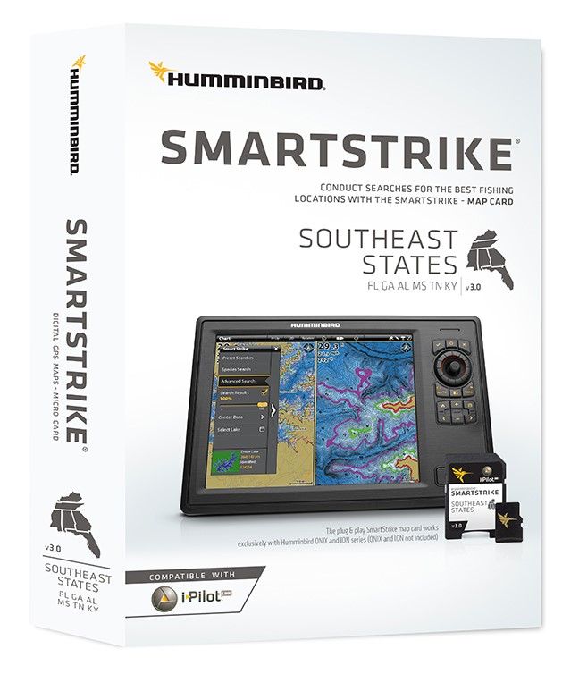 Humminbird SmartStrike® Digital GPS Maps