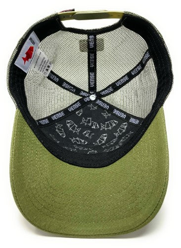 VENSE Flat Rubber Patch Snapback Cap