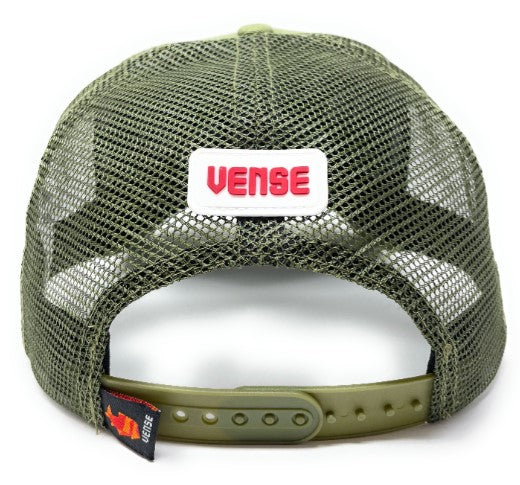 VENSE Flat Rubber Patch Snapback Cap