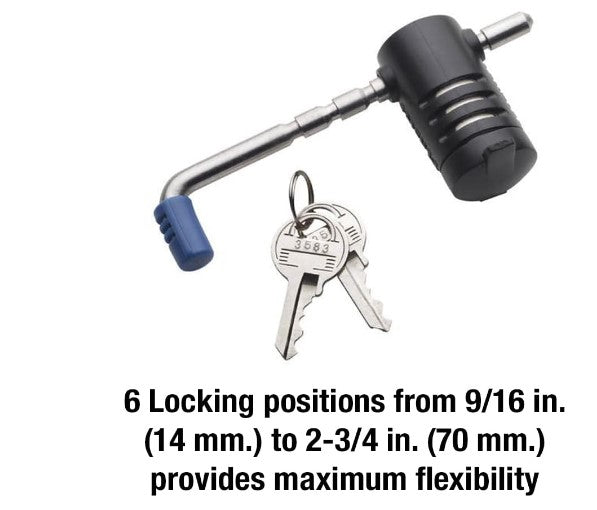 Master Lock Stainless steel Adjustable Couper Latch Lock 2847DAT (A)