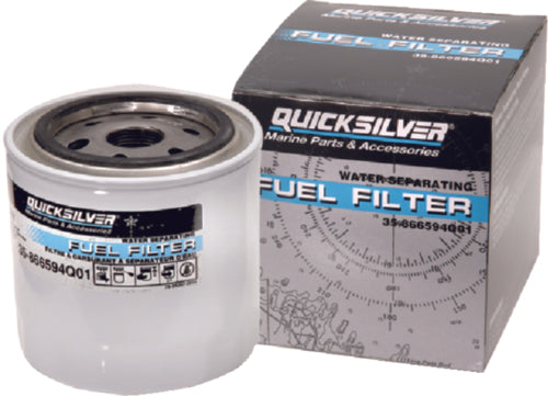 Quicksilver/Mercury Water Separating Fuel Filter, OMC Spin On