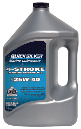Quicksilver 4-Stroke FC-W Mineral Formulation Outboard Motor Oil 25W-40