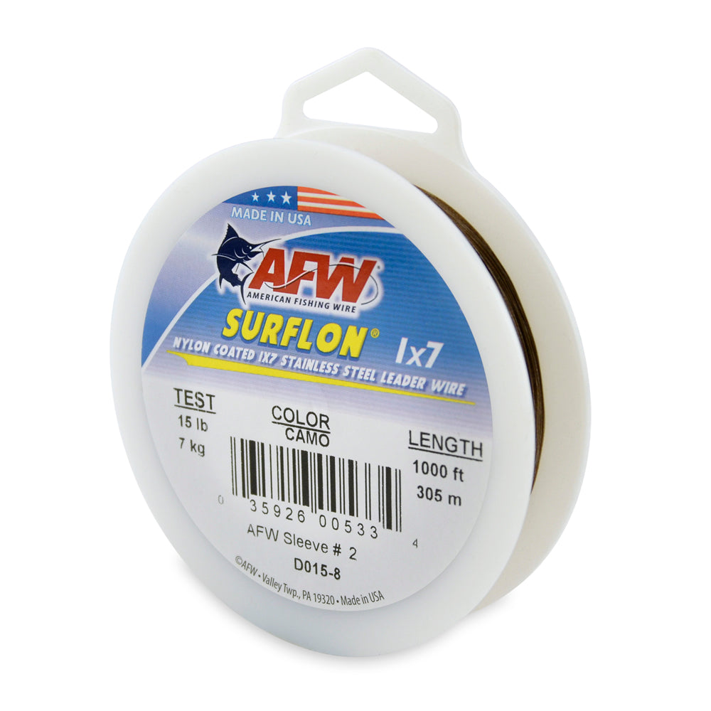 AFW Surflon - Nylon Coated 1x7 Stainless Steel Leader Wire