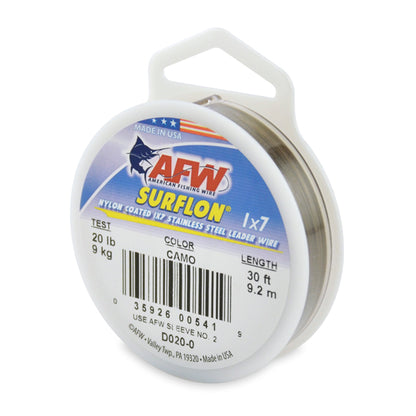 AFW Surflon - Nylon Coated 1x7 Stainless Steel Leader Wire