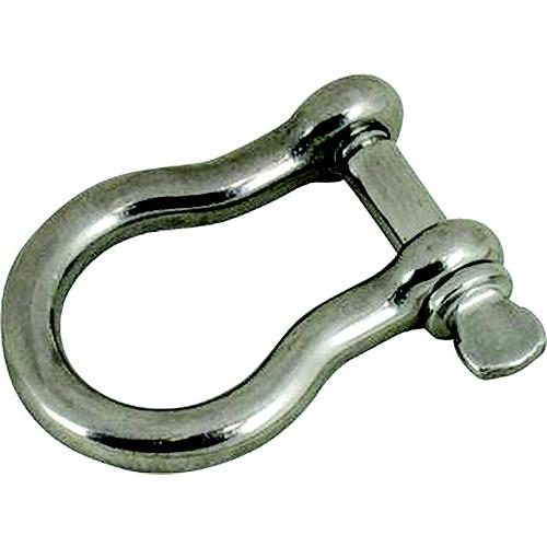 Seadog 1470601 3/8" Stainless Steel Bow Shackle, Carded, A:3/8", B:7/8", C: 1-7/16", D:1-3/4"