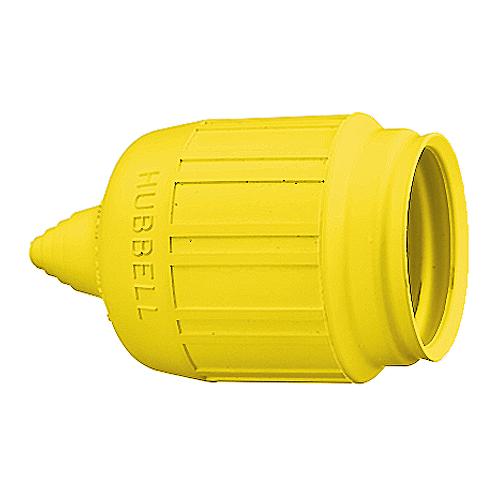 Hubbell - Yellow Seal-Tite Cover for Weatherproofing HBL26CM11 Plug