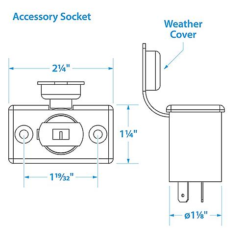 Seachoice - Accessory Plug and Socket