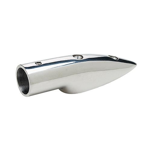 Seachoice-5.5 Degree Stainless Steel Rail End Fitting For 7/8" OD Tubing