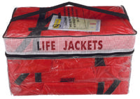 Life Jackets Single or w/Bag and Vest Bag