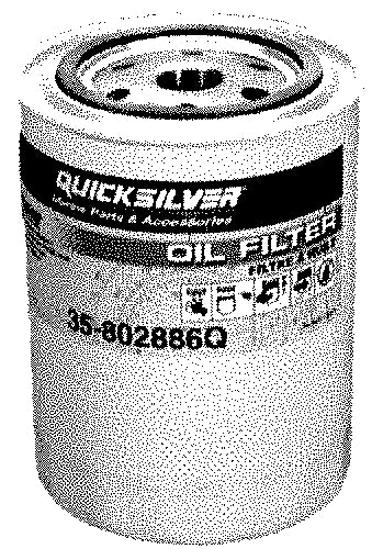 Quicksilver 35-866340Q03 Oil Filter For All MCM/MIE GM Engines, Except V-6 Without Remote Oil Filter