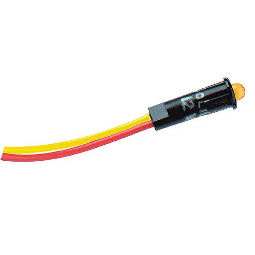LED Amber 11/64" 12VAC
