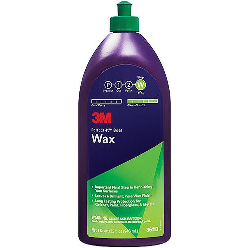 3M Perfect-It™ Boat Wax, Qt.