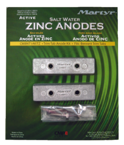 Martyr Bennett Trim Tab Anode Kit