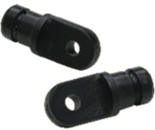 Internal Eye End, 3/4", Black