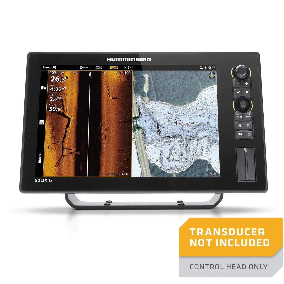 SOLIX 12 MEGA SI+ GPS G3 (12.1” DIAGONAL) Control Head Only - Transducer Not Included