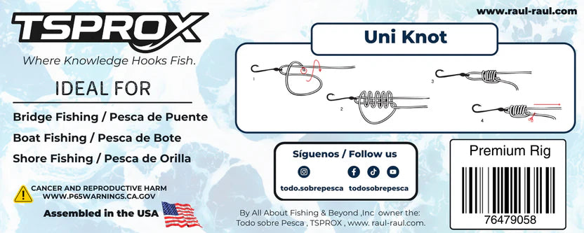 Todo Sobre Pesca - Premium Rig - Leader: 50lbs