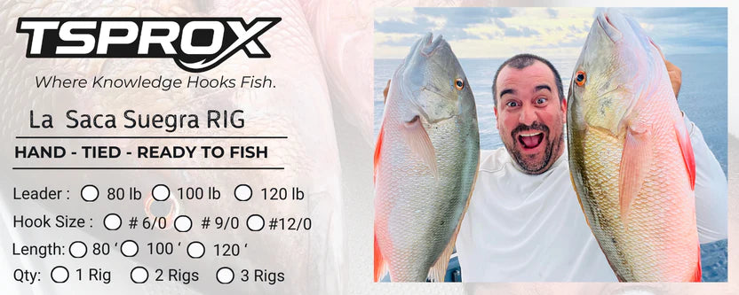 Todo Sobre Pesca - La Saca Suegra Rig - Leader: 100lbs