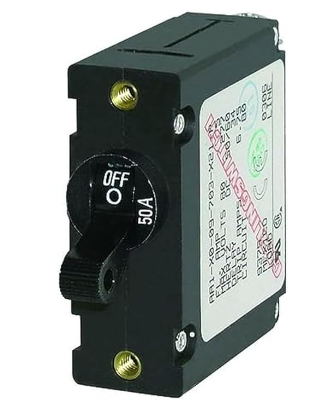 Circuit Breaker Aa1 50 Amp Black
