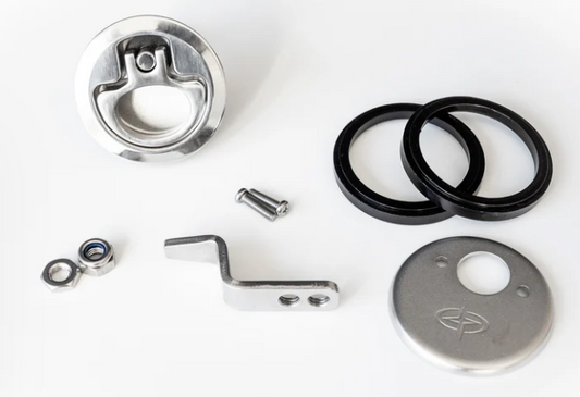 Gemlux-Stainless Steel Push-to-Close 2.5" Latches(Non-Locking Latches)