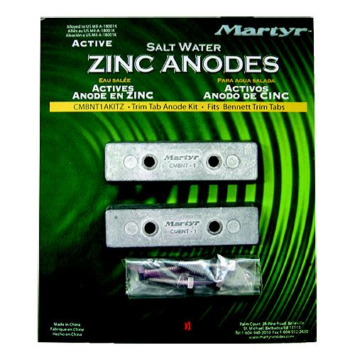 Martyr Bennett Trim Tab Anode Kit