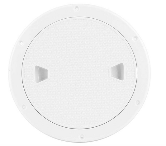 White Circular Cover Plate w/Detachable Cover 9.84" (A)