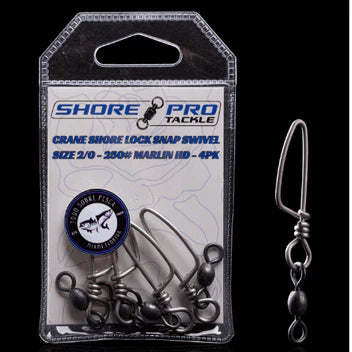 Todo Sobre Pesca - Crane Shore Lock Snap Swivel