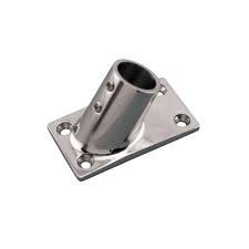 Marpac Cast Stainless Steel Rail Fitting - Rectangular Base