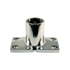 Marpac Cast Stainless Steel Rail Fitting - Rectangular Base