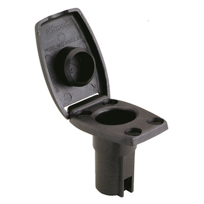 Attwood Oval 2-Pin Base for Angled Poles
