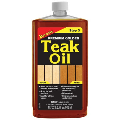 Star Brite Premium Golden Teak Oil - Step 3