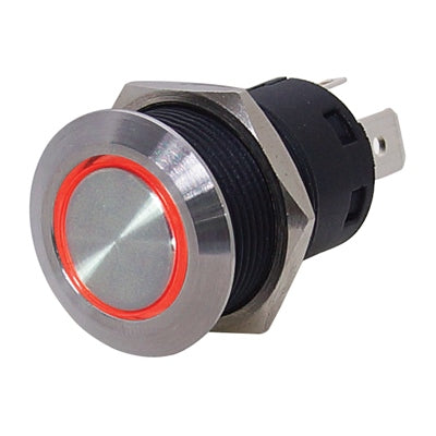 Marpac-L.E.D. Stainless Steel Push Button Switches
