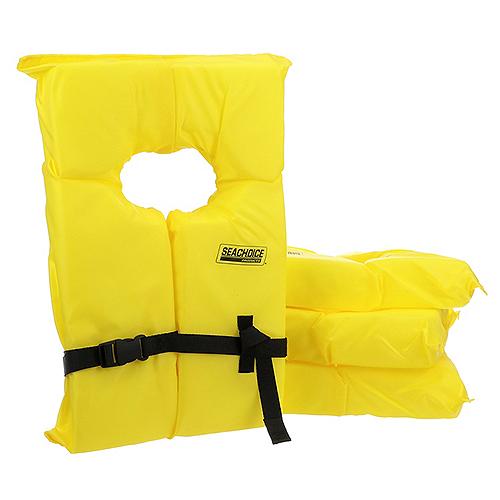 Life Jackets Single or w/Bag and Vest Bag