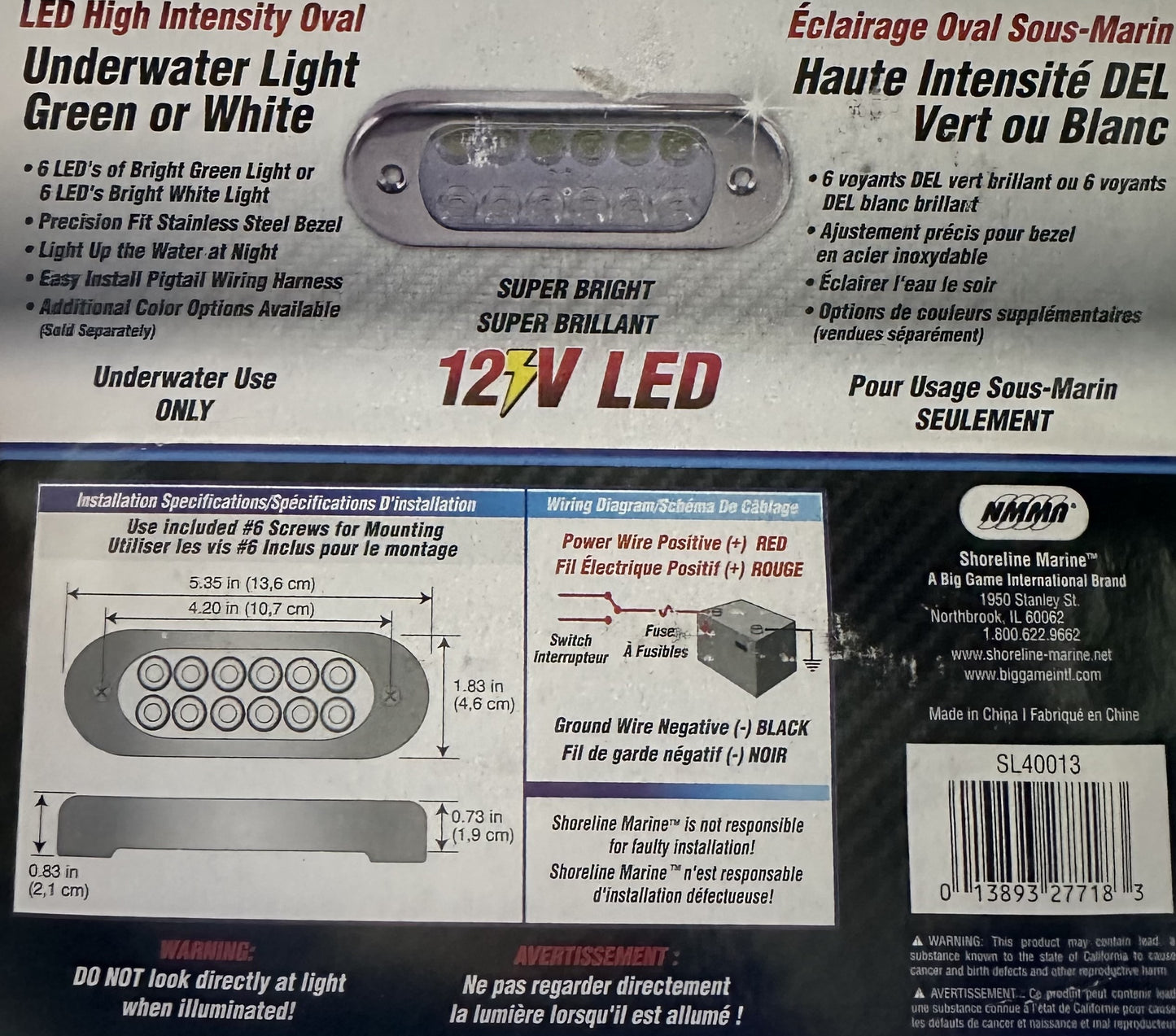 Shoreline Marine LED Underwater Light