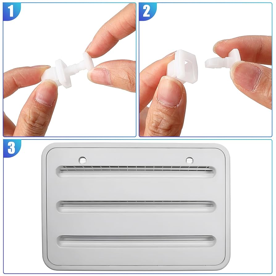 Plastic Radius Corner Side Vent
