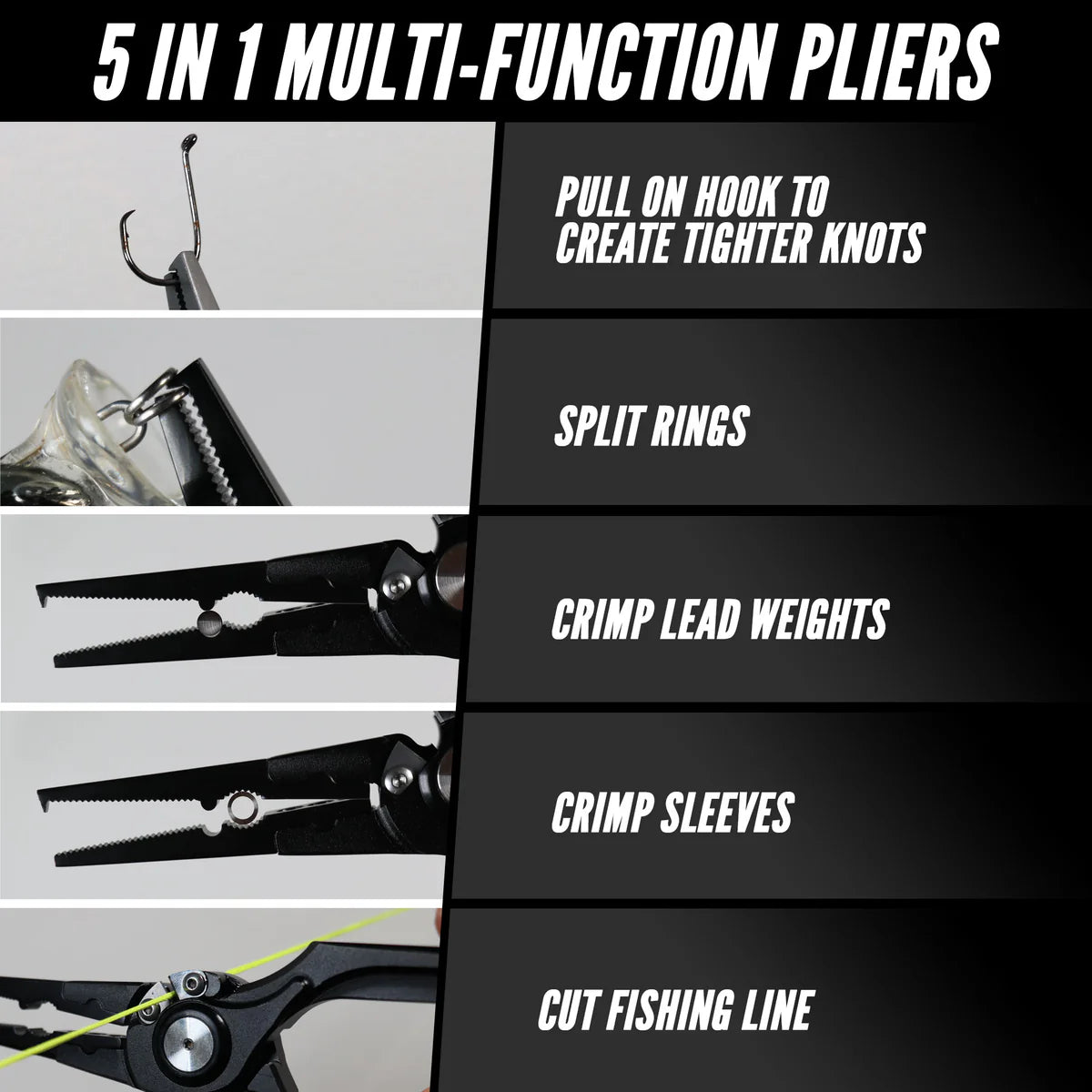Beyond Braid - pro Aluminum Series 8" inch Pliers