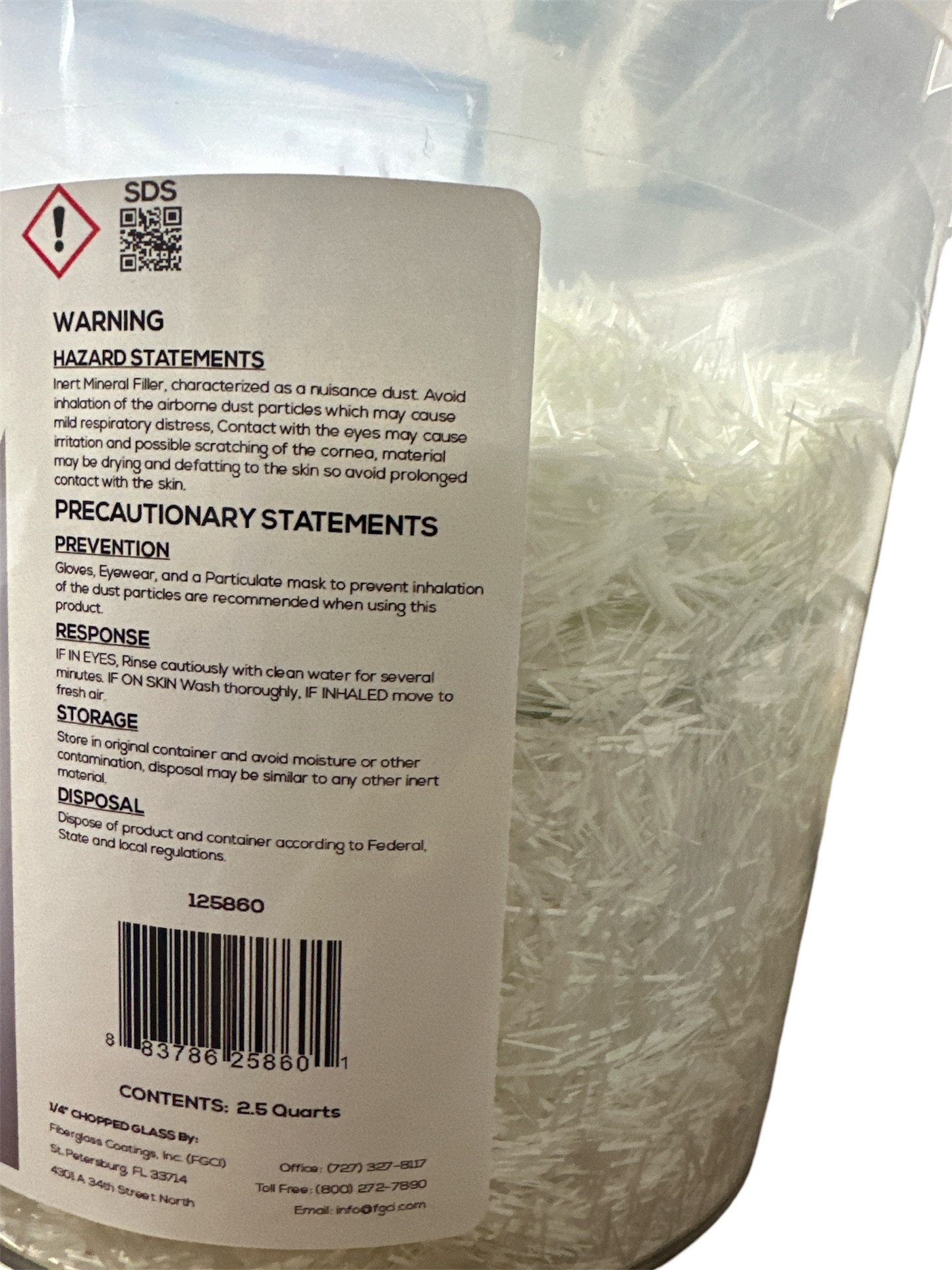 FGCI  1/4" Chopped Glass