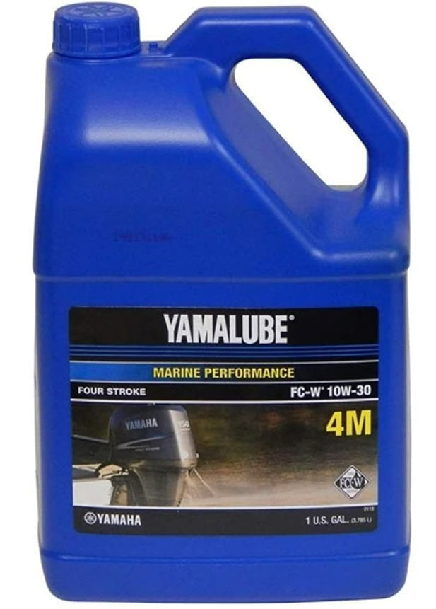 YAMAHA OEM MARINE ENGINE OIL 10W-30 - GALLON | LUB-10W30-FC-04